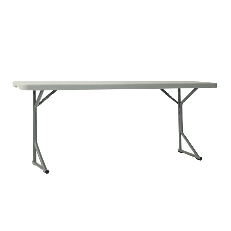 Table pliable en polypro - Table pliante plastique blanche