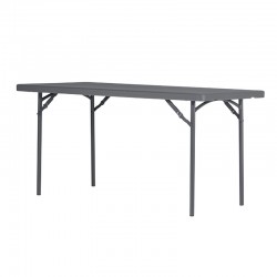 Belle table pliante grise