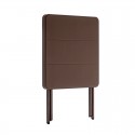 Table bistro polypro marron