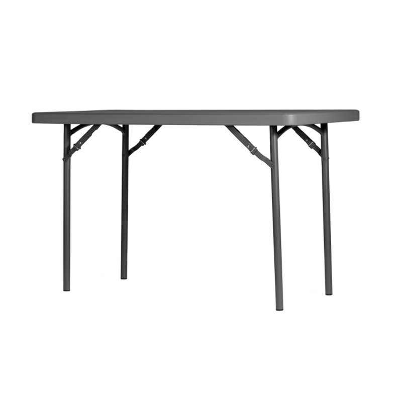 120 x 61 cm - Table pliante collectivité grise