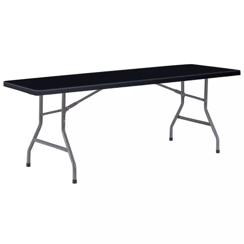 183 x 76 cm - Table pliante polypro noire