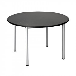 Table fixe ronde en bois